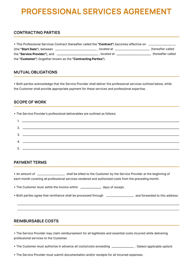 consulting contract template