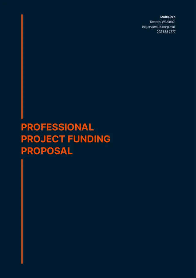 funding request template