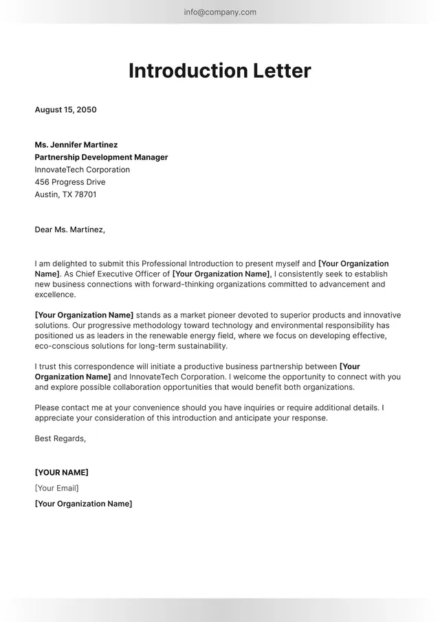 letter-of-introduction form