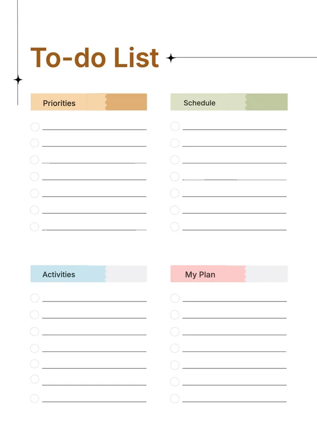 pastel to do checklist template