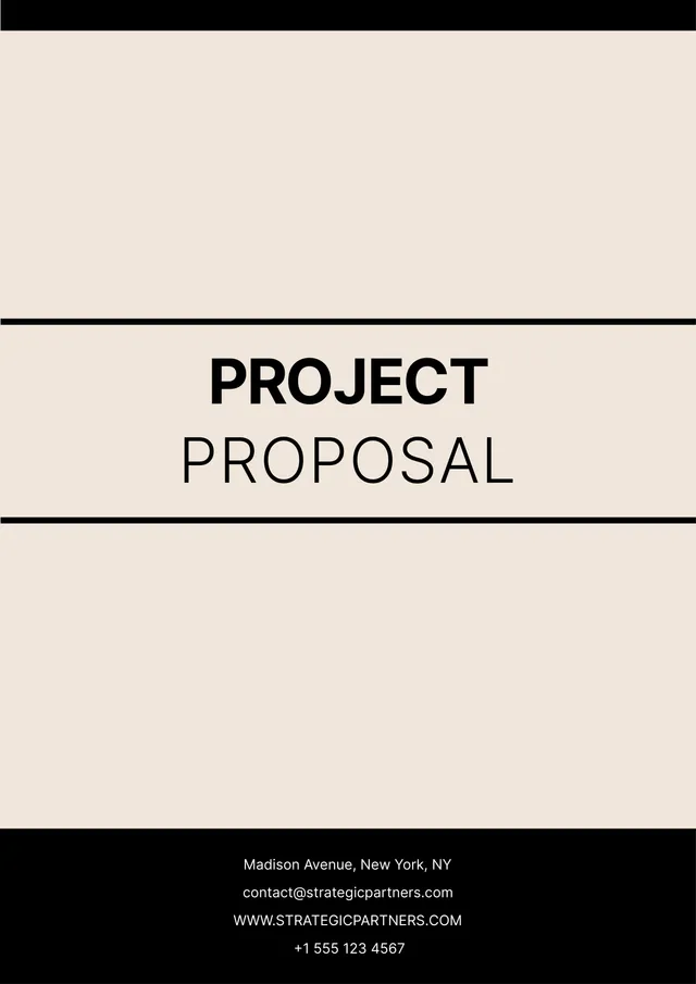 project proposal template