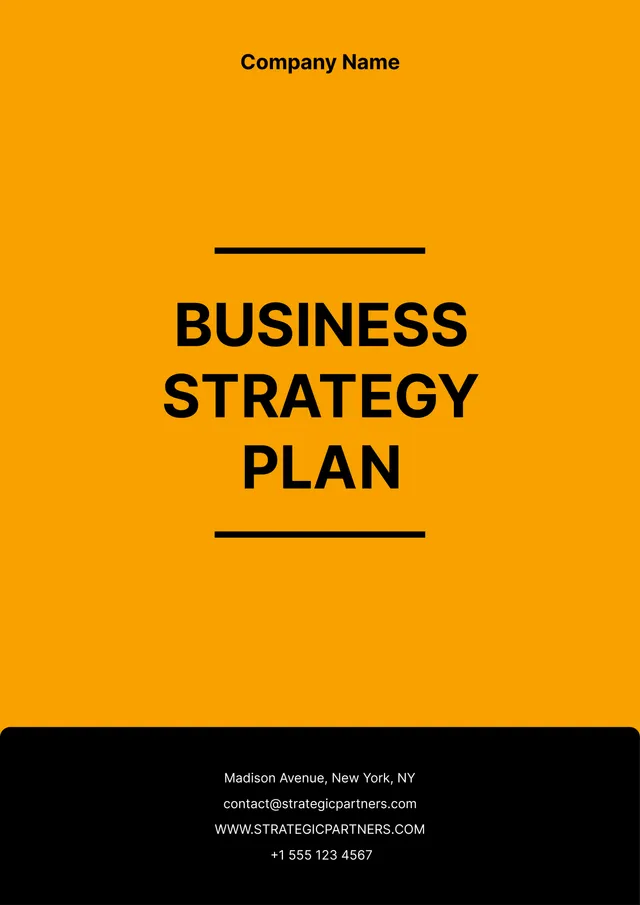 simple business plan template